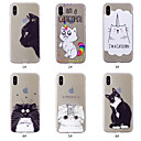 hesapli iPhone Kılıfları-Pouzdro Uyumluluk Apple iPhone XS / iPhone XR / iPhone XS Max Temalı Arka Kapak Kedi Yumuşak TPU