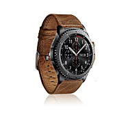 abordables Bracelets pour Samsung,véritable montre en cuir bande cru cheval fou bracelet bracelet pour