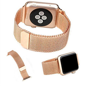 baratos Apple Watch Series 4-Pulseiras de Relógio para Apple Watch Series 5/4/3/2/1 Apple Pulseira Estilo Milanês Aço Inoxidável Tira de Pulso