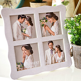 baratos Porta-Retratos &amp; Álbuns-Molduras Moderno/Contemporâneo Quadrada,Outros 1Piece Pequeno