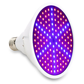 baratos Lâmpadas para Estufas-15 w e27 led crescer luzes 126smd 90red e 36 blue espectro completo lâmpada de plantas de interior para plantas vegs flor sistema hidropônico 85-265 v