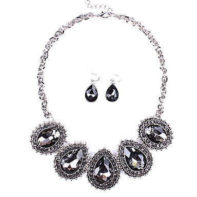 Glass Alloy Earrings Necklaces For Party Daily Casual Wedding Gifts ...