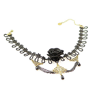European Style Lace Flower Collar Necklace 1994196 2018 – $4.99