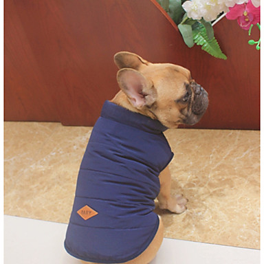 Chien Gilet Vêtements pour Chien Couleur Pleine Rouge Bleu Chien Gilet Vêtements pour Chien Couleur Pleine Rouge Bleu