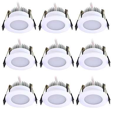 Jiawen 9pcs 3 W 240 Lm 6 Led Beads Easy Install Recessed Led