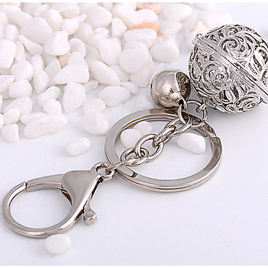 baratos Chaveiros-Chaveiro Fashion Anéis Jóias Prata Para Diário Encontro