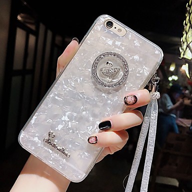 baratos OPPO-Capinha Para OPPO OPPO R11s Plus / Oppo R11s / Oppo R11 Plus Com Strass Capa traseira Sólido Rígida Acrílico