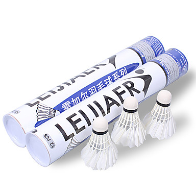 baratos Outros Esportes-Peteca com Penas 12pcs Penas de Ganso Anti-desgaste / Estabilidade / Durável Badminton
